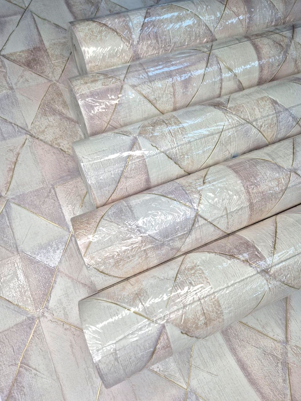 Обои виниловые Славянские обои 5737-06 для кухни/гостиной/коридора/детской комнаты/спальни 10,05x0,53 м Розовый (2502296186) - фото 2