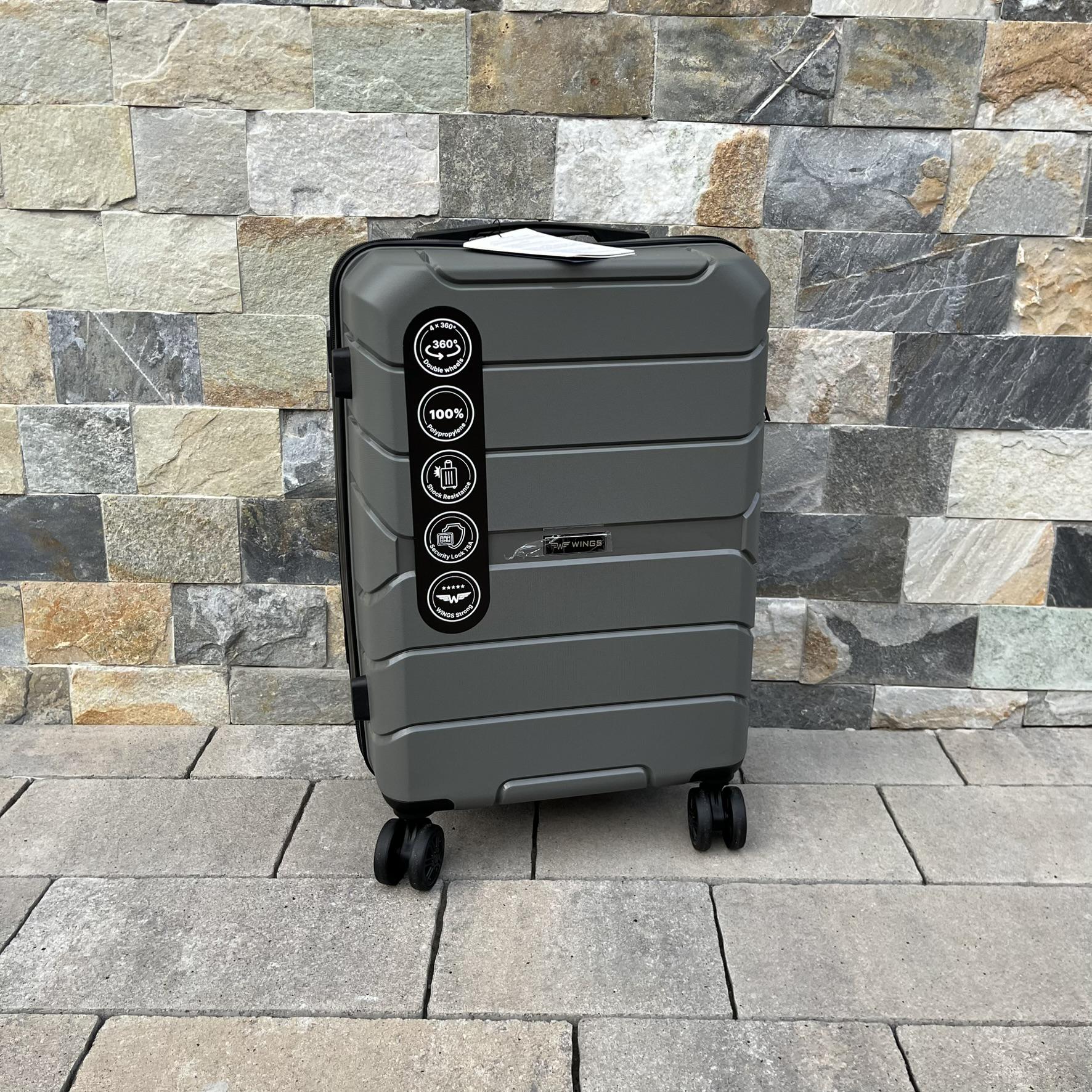 Валіза дорожня з поліпропілену Wings PP05 S Сірий (22630188) - фото 3 Валіза дорожня з поліпропілену Wings PP05 S Сірий (22630188) - фото 3