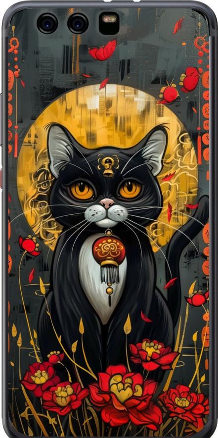 Чехол на Huawei P10 Plus China Cat (6134u-963-42517)