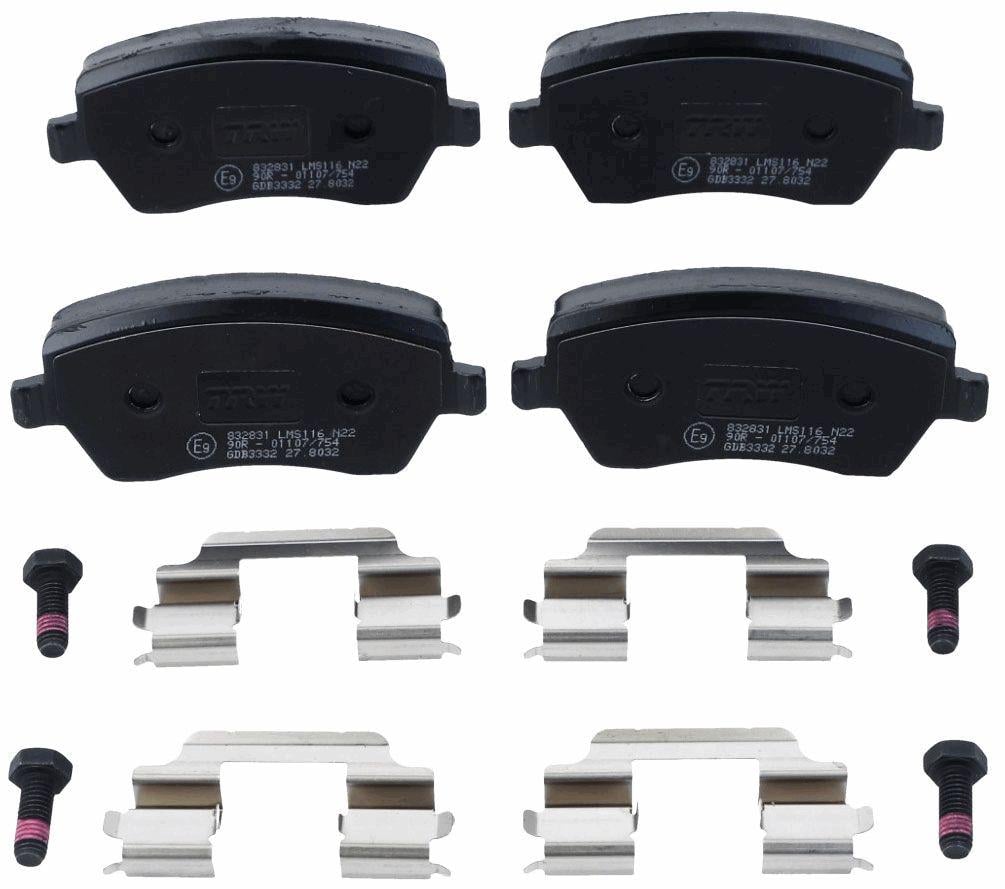 Комплект тормозных накладок для дисковых тормозов TRW GDB3332 (GDB3332)