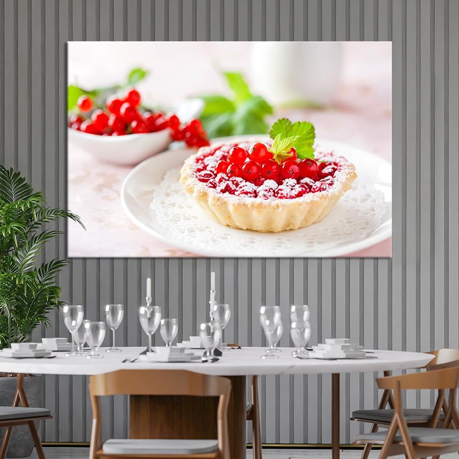 Настенний декор Яркая тарталетка с ягодами 120x80 см (A359-1)