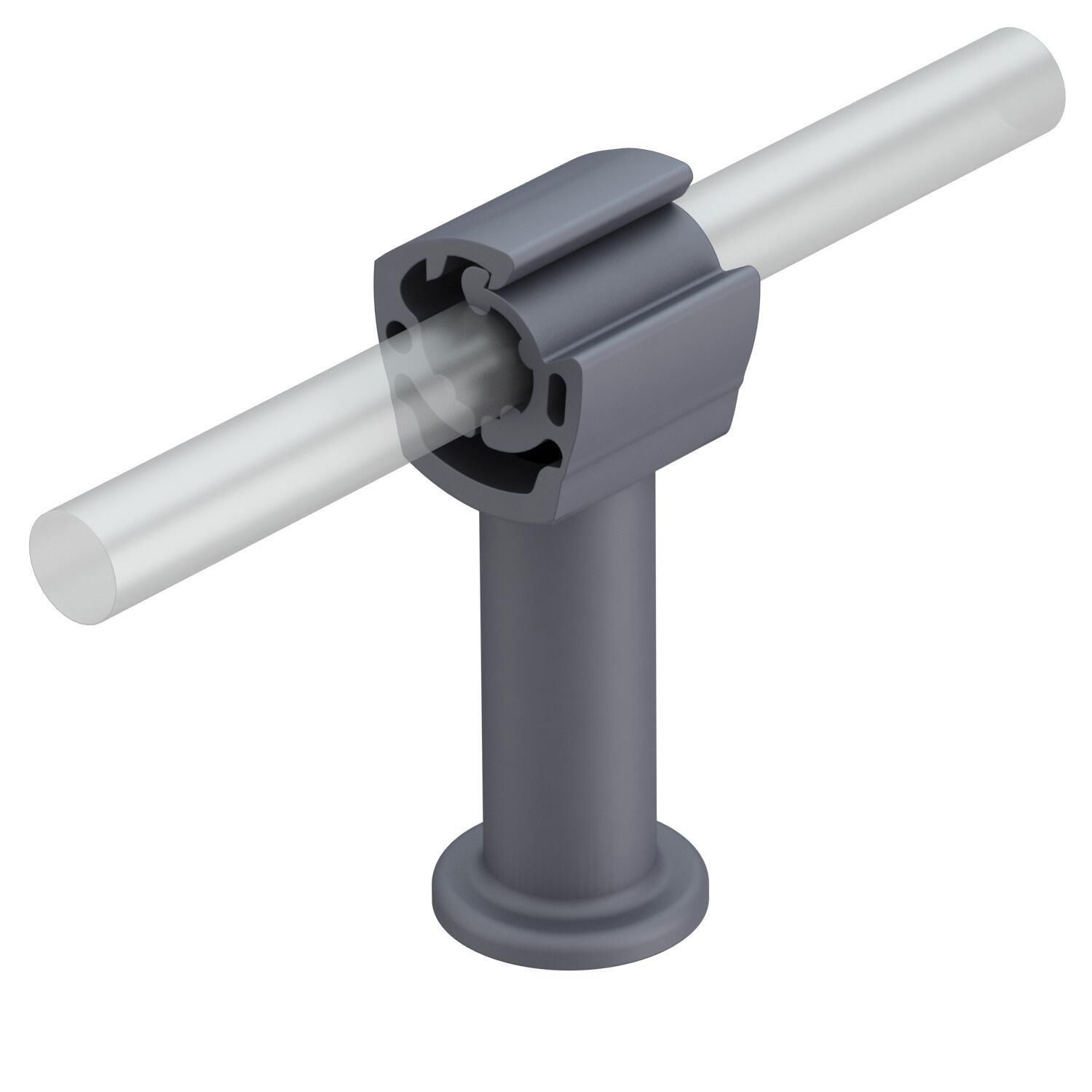 Держатель OBO bettermann прута ø 8-10 мм полиамид (5207487)