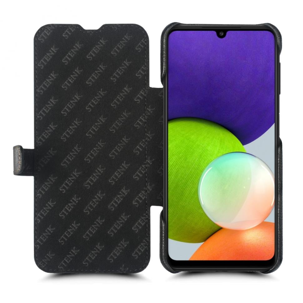Чехол книжка Stenk Premium для Samsung Galaxy A22 Черный (69179)