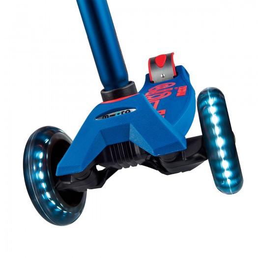 Самокат Micro Maxi Deluxe LED Cиний - фото 7