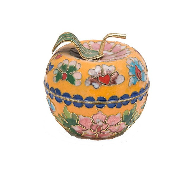 Шкатулка 7х55х55 Желтый (А8317)