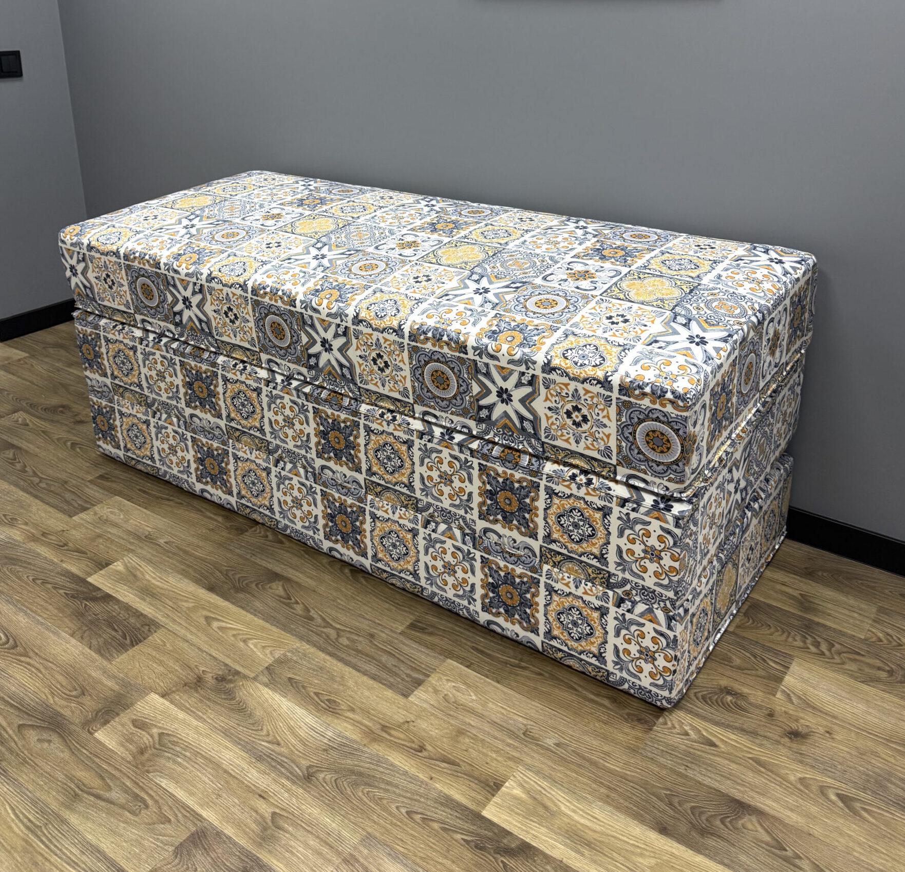 Матрац-трансформер Comfort Home maxi Abstraction панама 200х120х20 см - фото 2 Матрац-трансформер Comfort Home maxi Abstraction панама 200х120х20 см - фото 2