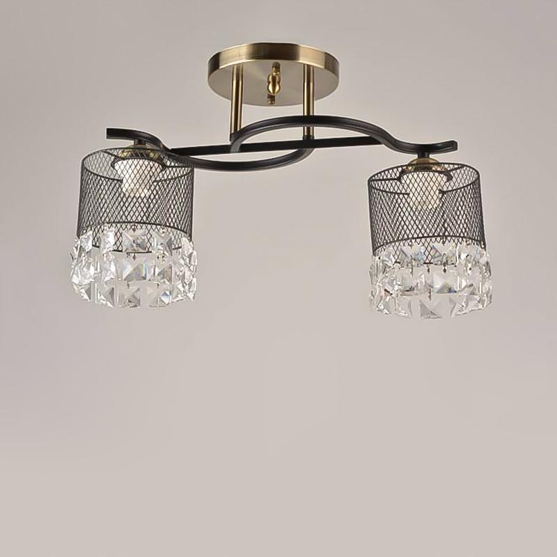 Люстра стельова Light House SRS-16239/2 на дві лампи Бронза/Чорний