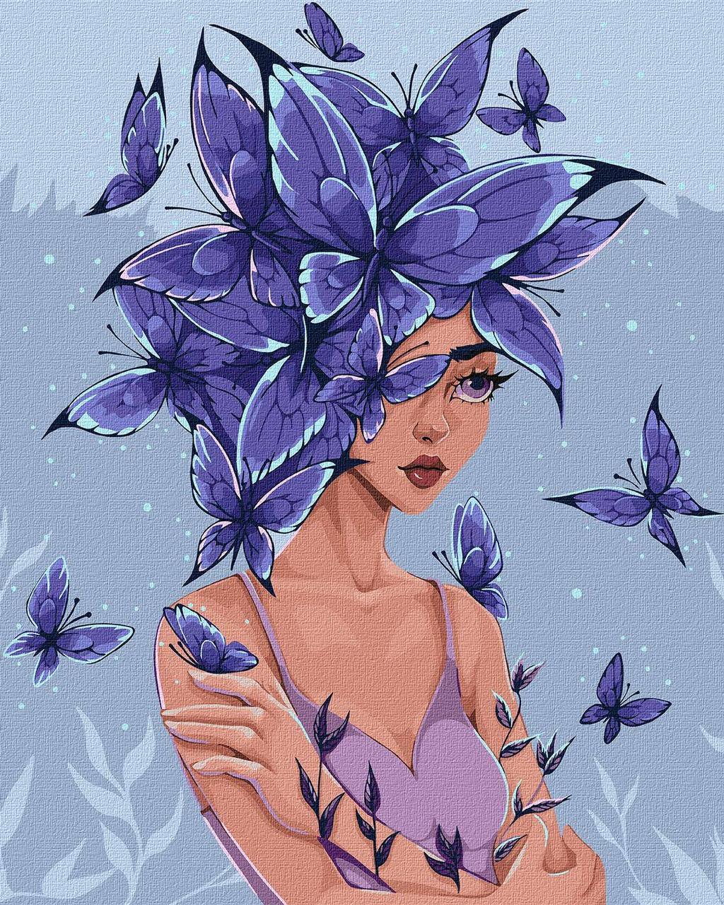 Картина по номерам Ideyka Мысли-бабочки 40х50 см (2824286998)