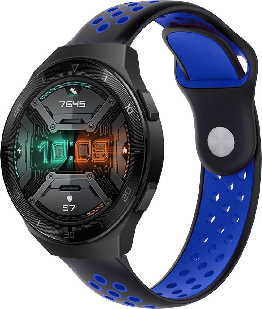 Ремешок Sport для Huawei Watch GT2e 46 мм 22 мм Black/Blue (23046-43)
