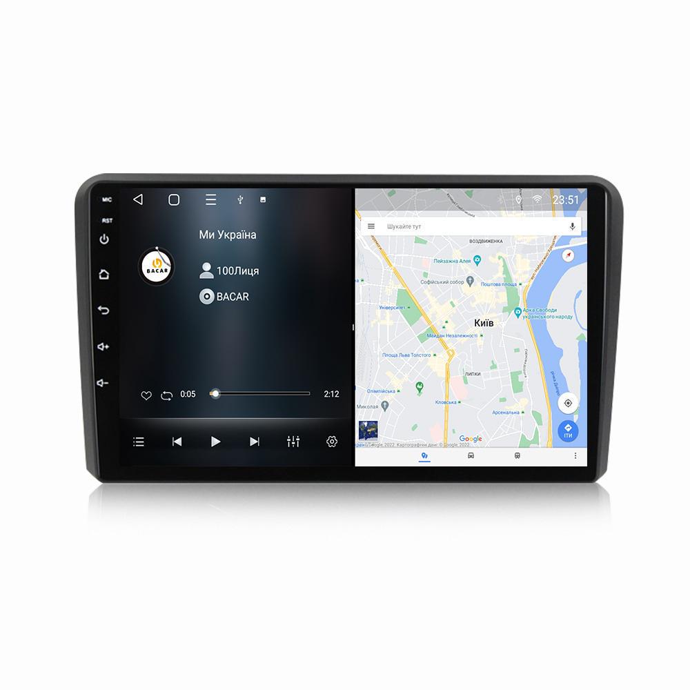 Магнітола штатна BACAR для AUDI A3 2003-2013 4/64Gb Individual (11041559) - фото 2 Магнітола штатна BACAR для AUDI A3 2003-2013 4/64Gb Individual (11041559) - фото 2