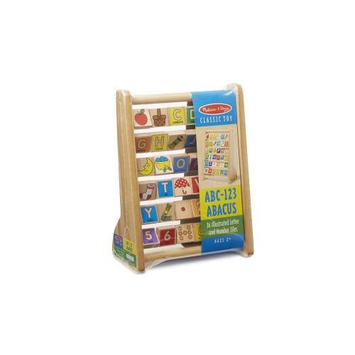 Развивающая игрушка Melissa&Doug деревянные счета Алфавит / Цифры (MD9273)