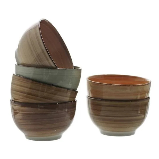 Набор мисок керамических Flora Sand микс 0,7 л 45126 Набор мисок керамических Flora Sand микс 0,7 л 45126