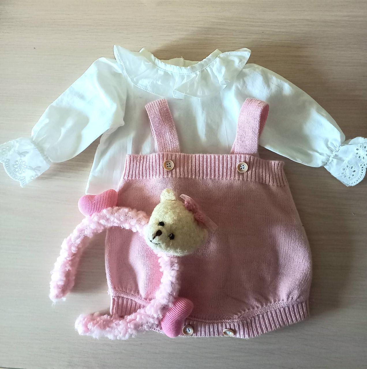 Одяг для ляльки Реборн 55-60 см з 3 предметів (2125709937) - фото 2 Одяг для ляльки Реборн 55-60 см з 3 предметів (2125709937) - фото 2