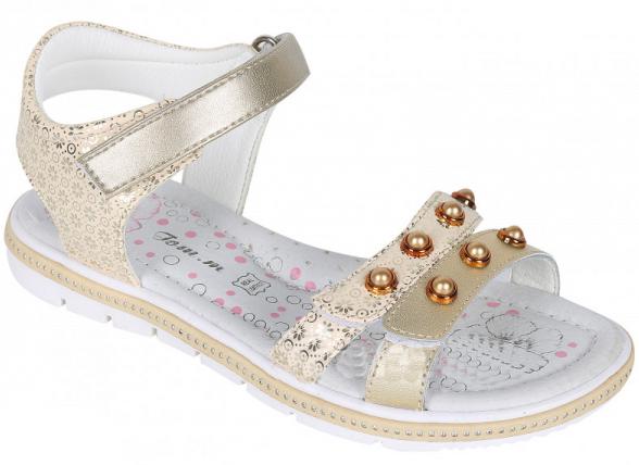 Кожаные босоножки Tom.m 5240D р. 29 Золотой