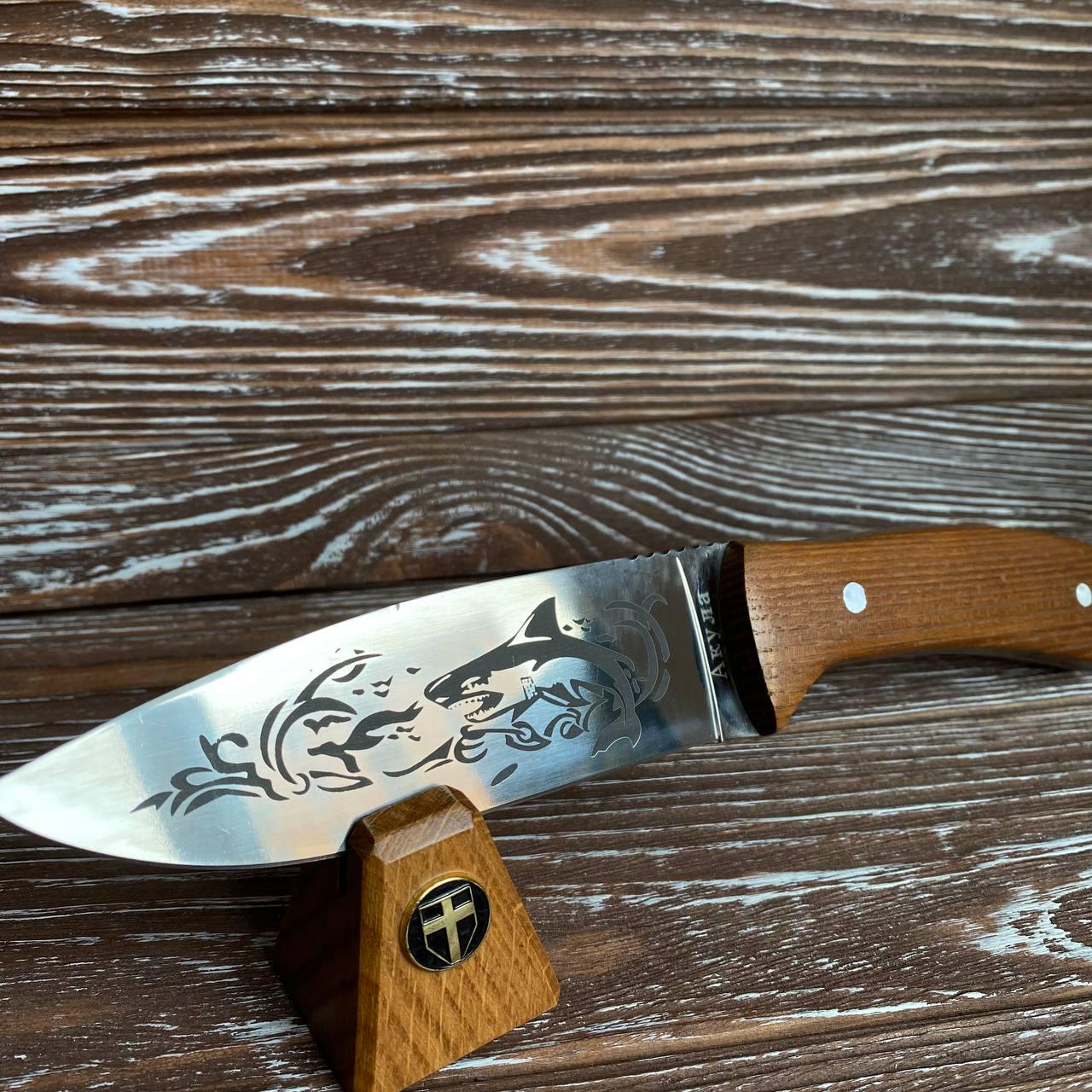 Нож охотничий Акула клинок 13,5 см (261) - фото 2 Нож охотничий Акула клинок 13,5 см (261) - фото 2