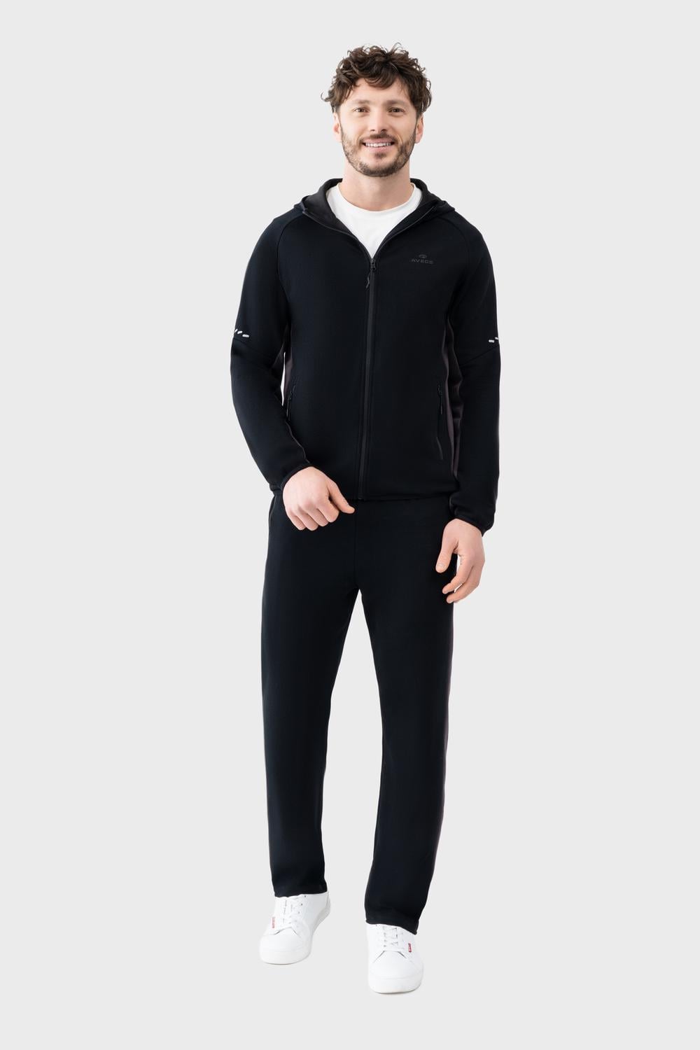 Спортивный костюм мужской Avecs трикотажный M Черный (50617/1-M)