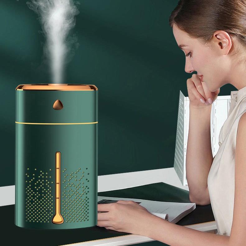 Зволожувач повітря Heavy Fog Humidifier Темно-зелений/Бронзовий (1010107-Other-1) - фото 4