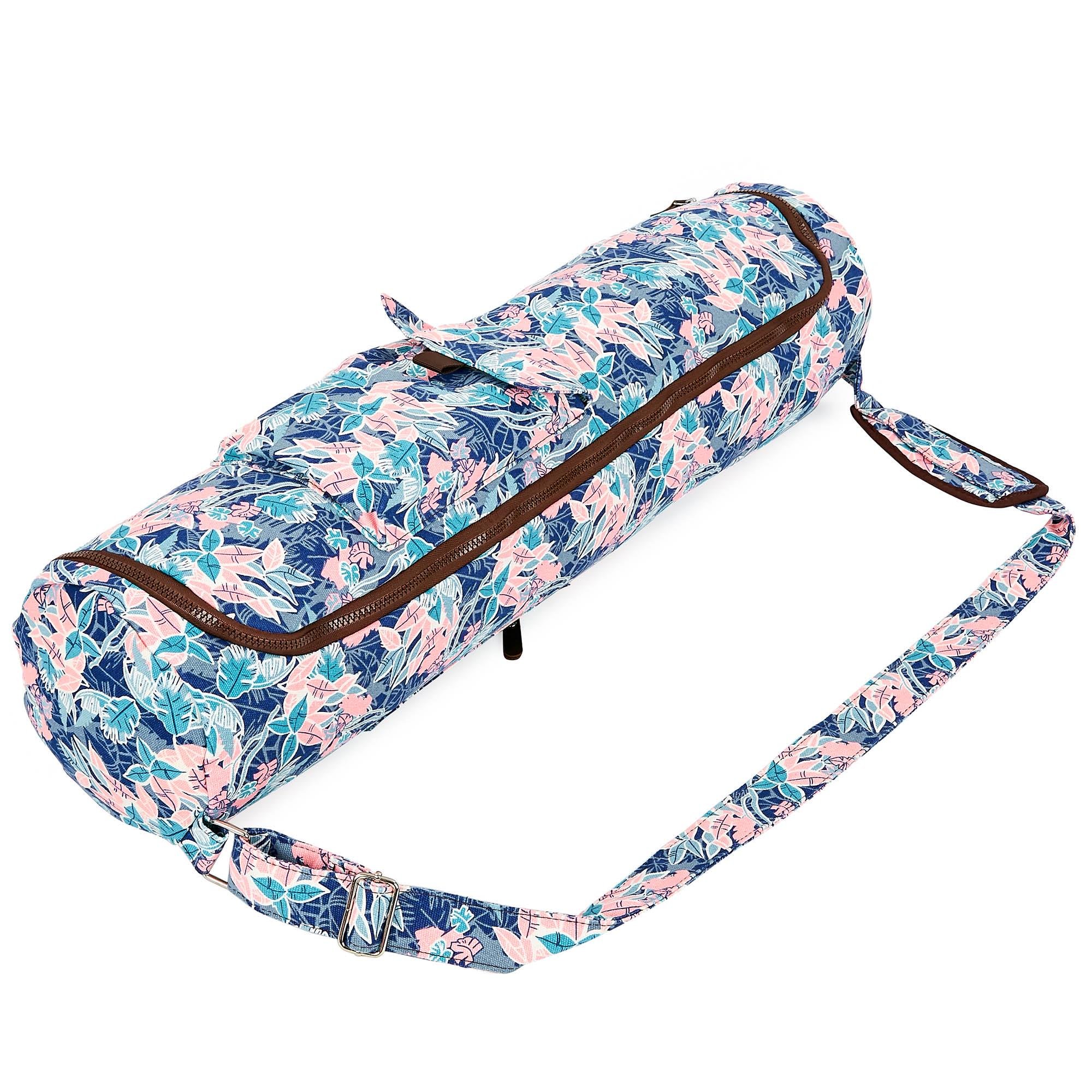 Сумка для йога коврика KINDFOLK Yoga bag SP-Sport FI-8362-2 Розово-голубой (NA004370)