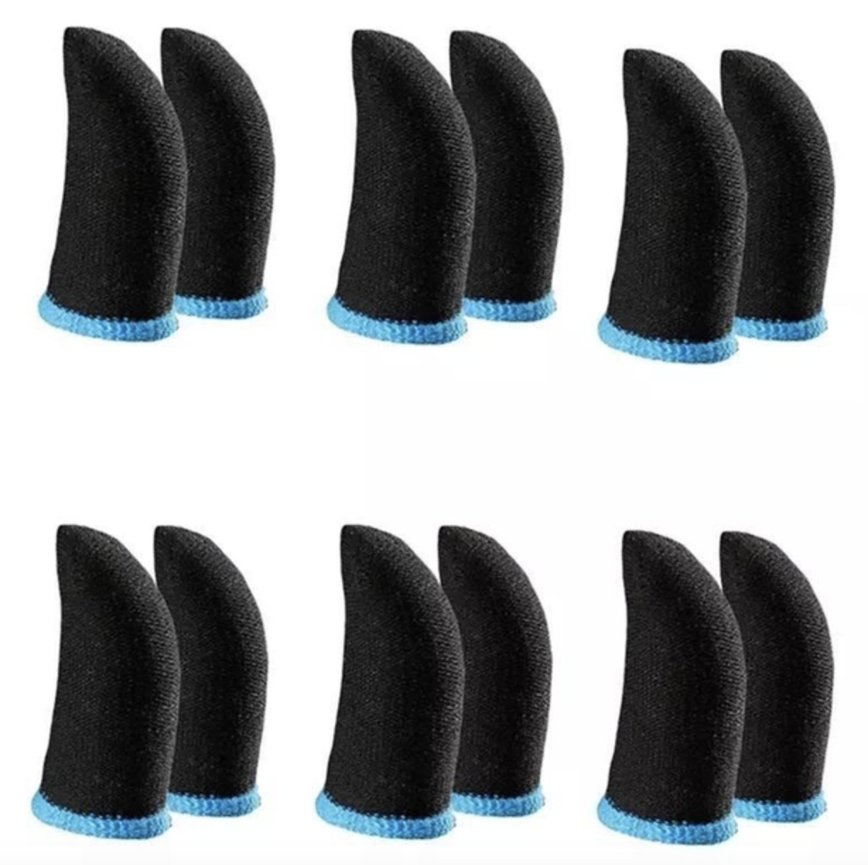 Сенсорные напальчники Pubg Games для игр на смартфоне 12 шт. Черный (273658523)