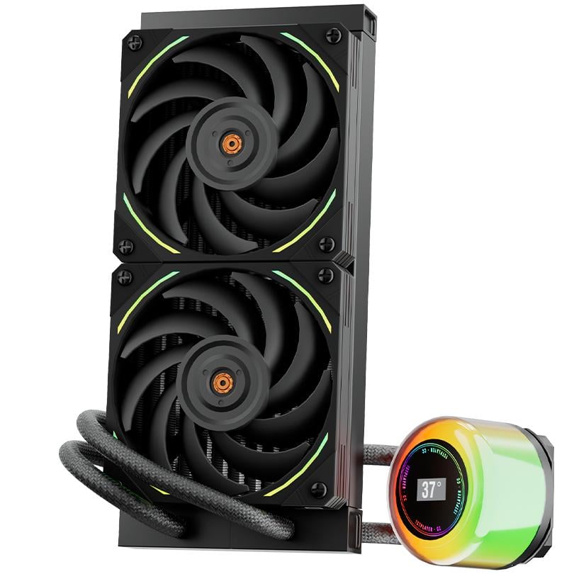 Система водяного охлаждения 1stPlayer CC-240 с ARGB-подсветкой Black (CC-240-BK)