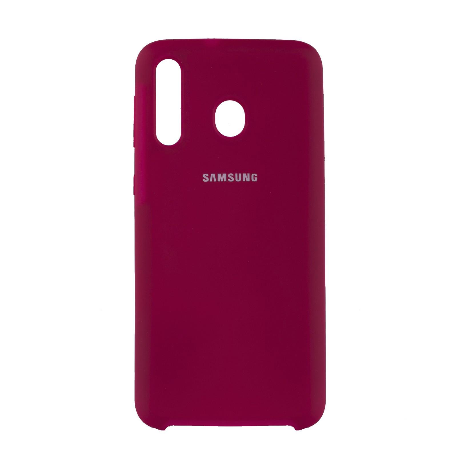 Чехол Jelly Silicone Case Samsung M30 Бордовый