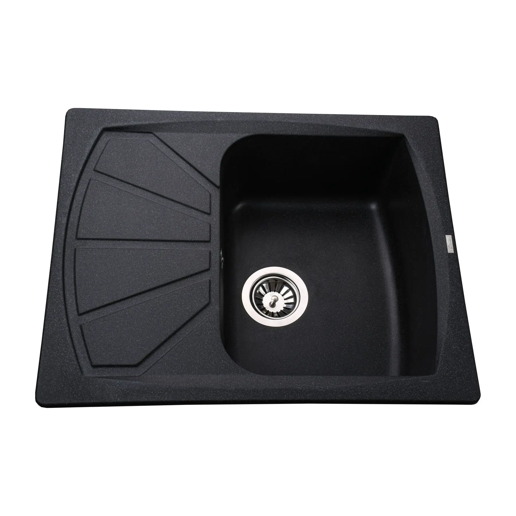 Мойка гранитная Globus Lux TANA А0001 650х500 мм Графитовая (GSR-000022403)