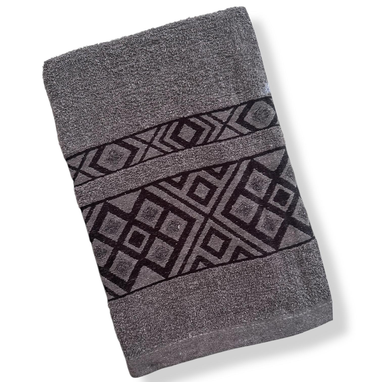 Полотенце махровое Malloory Home 70x140 см Темно-серый (6726-3) - фото 1 Полотенце махровое Malloory Home 70x140 см Темно-серый (6726-3) - фото 1