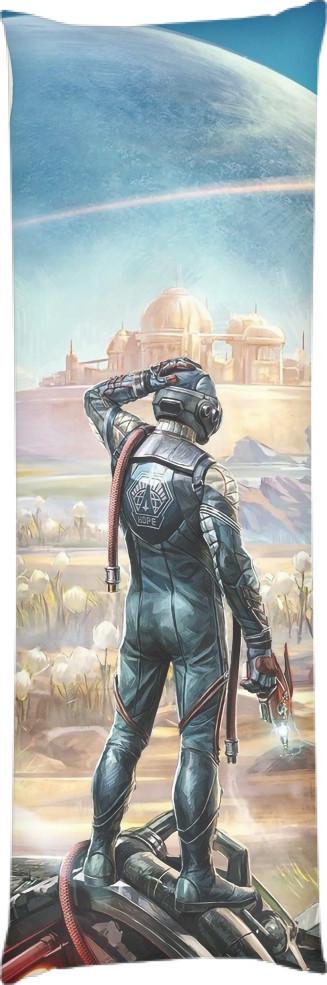 Подушка дакимакура The Outer Worlds 40x100 см (13546339)