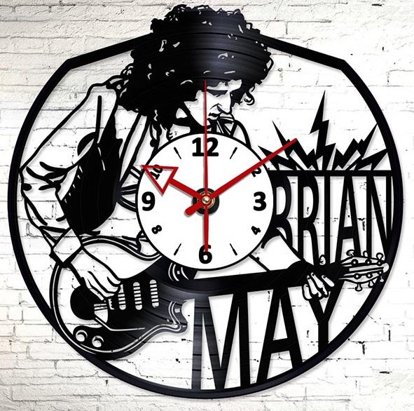 Часы настенные Брайан Мэй 2923 из виниловой пластинки