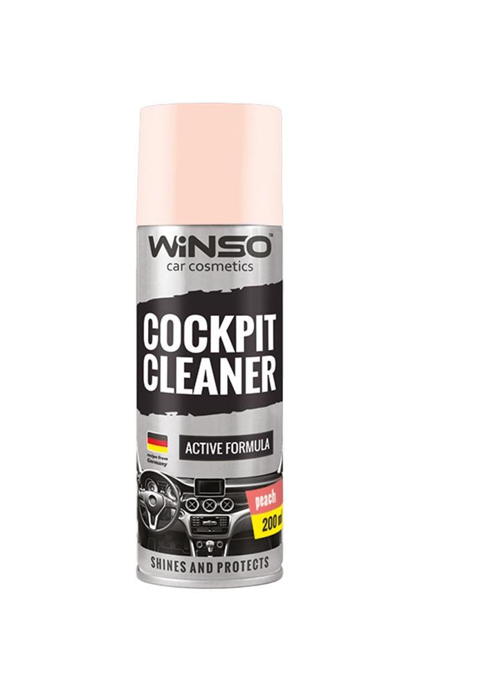 Поліроль для пластику WINSO Cockpit Cleaner Peach 200 мл (820280)