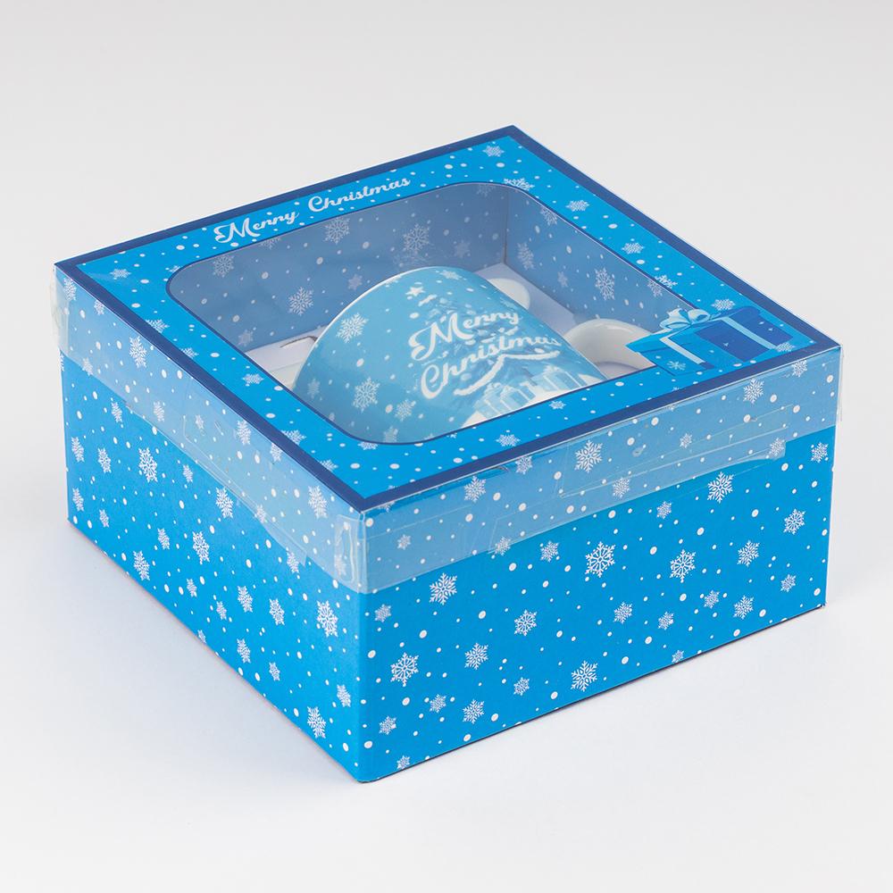 Чашка з ложечкою Зимові свята 200 мл (9250-016) - фото 2