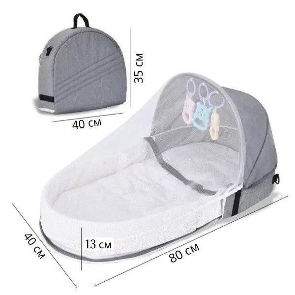 Переноска-трансформер для немовляти Сірий (KA00401-2) - фото 4 Переноска-трансформер для немовляти Сірий (KA00401-2) - фото 4