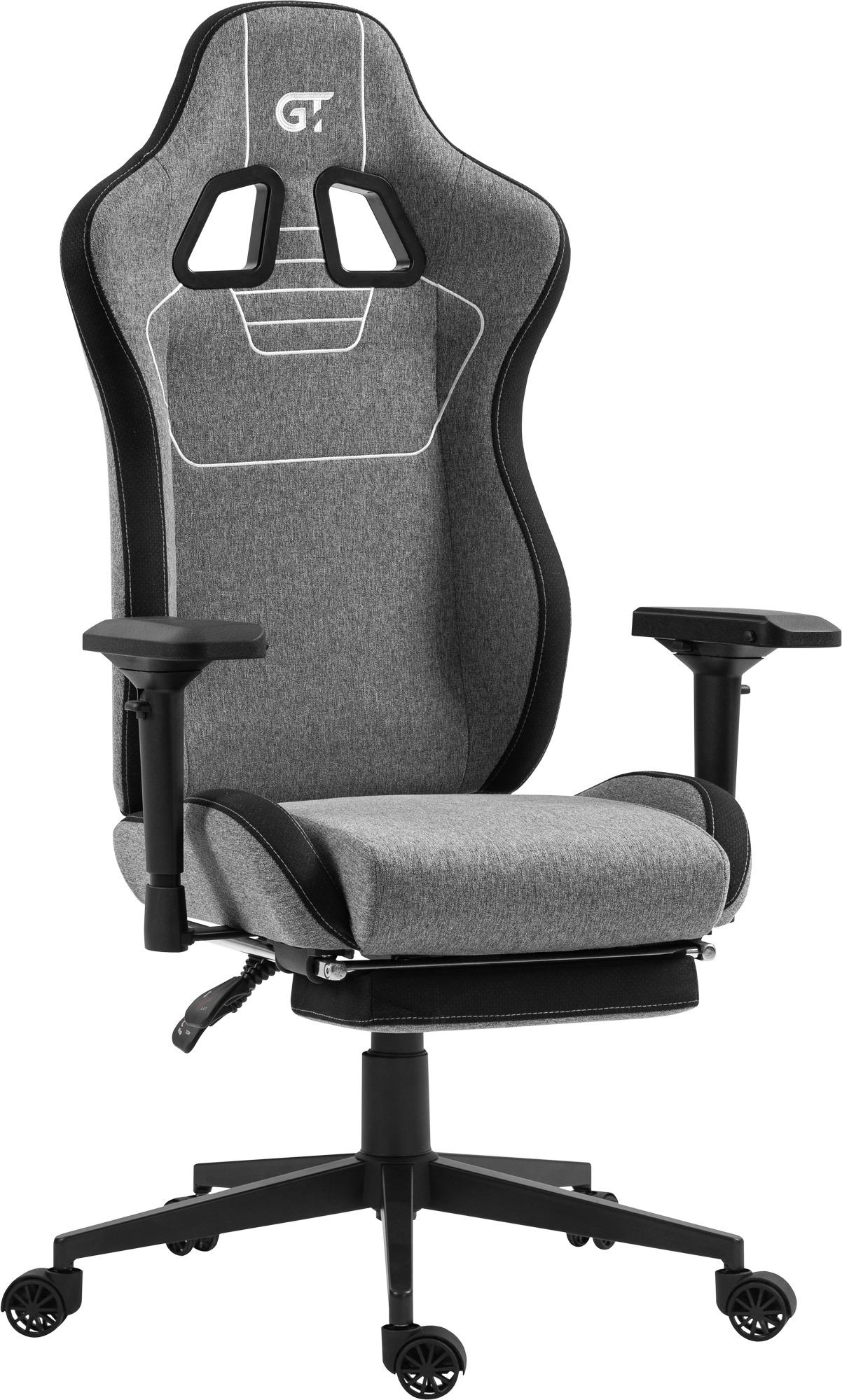 Кресло геймерское GT Racer X-2305 Fabric Grey/Black - фото 4