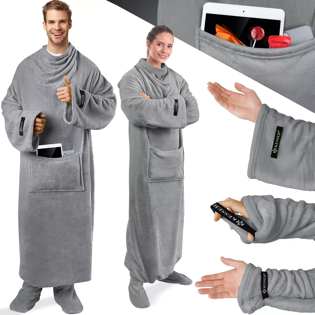 Ковдра-плед KESSER 200x140 см (225262457139gr-200x140) - фото 2 Ковдра-плед KESSER 200x140 см (225262457139gr-200x140) - фото 2