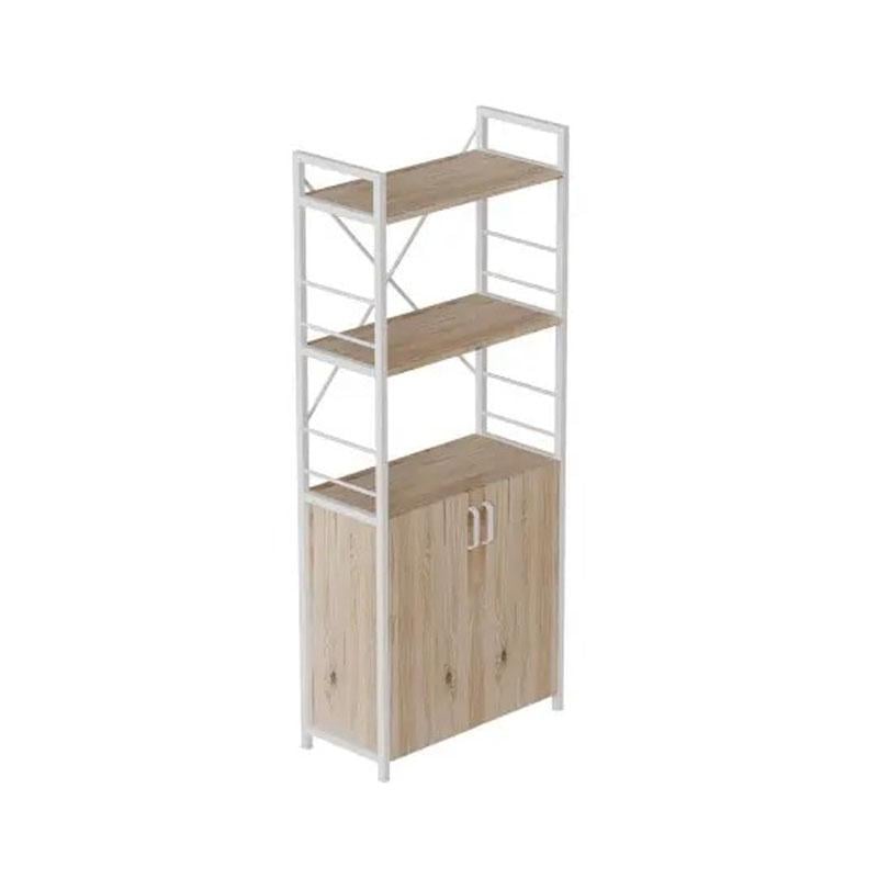 Этажерка Ferrum-decor Коннект 3/60 с тумбой ДСП 144x60x28 см Белый/Дуб Сан-Марино (FRD-104450) - фото 4