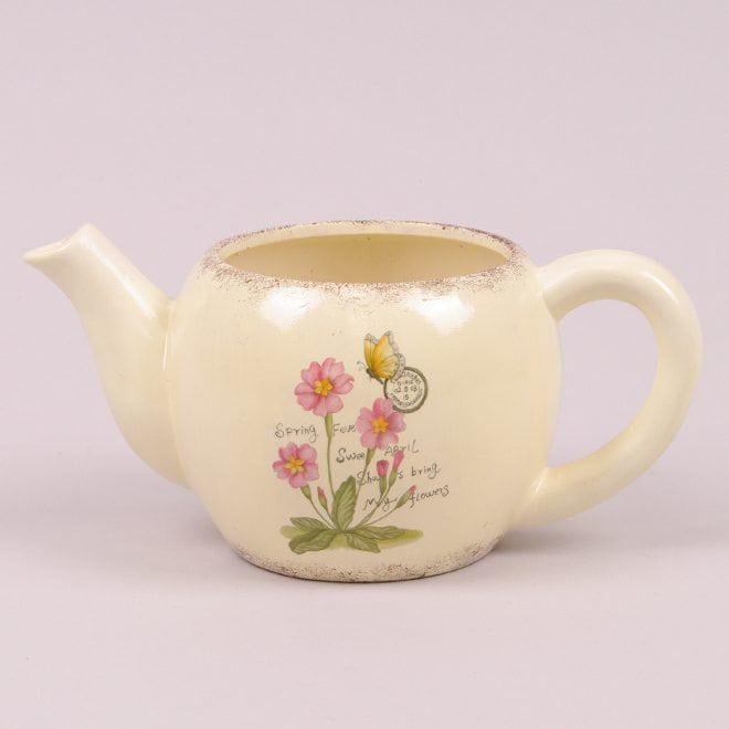 Горшок керамический Flora Чайник (6263)