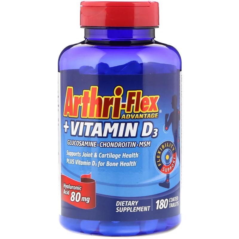 Для суглобів і зв'язок 21st Century Arthri-Flex Advantage + Vitamin D3 180 таблеток