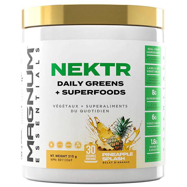Антиоксиданты для спорта Magnum Nutraceuticals NEKTR Daily гreens + SuperFoods 315 г/30 servinгs Pineapple Splash (000024596)