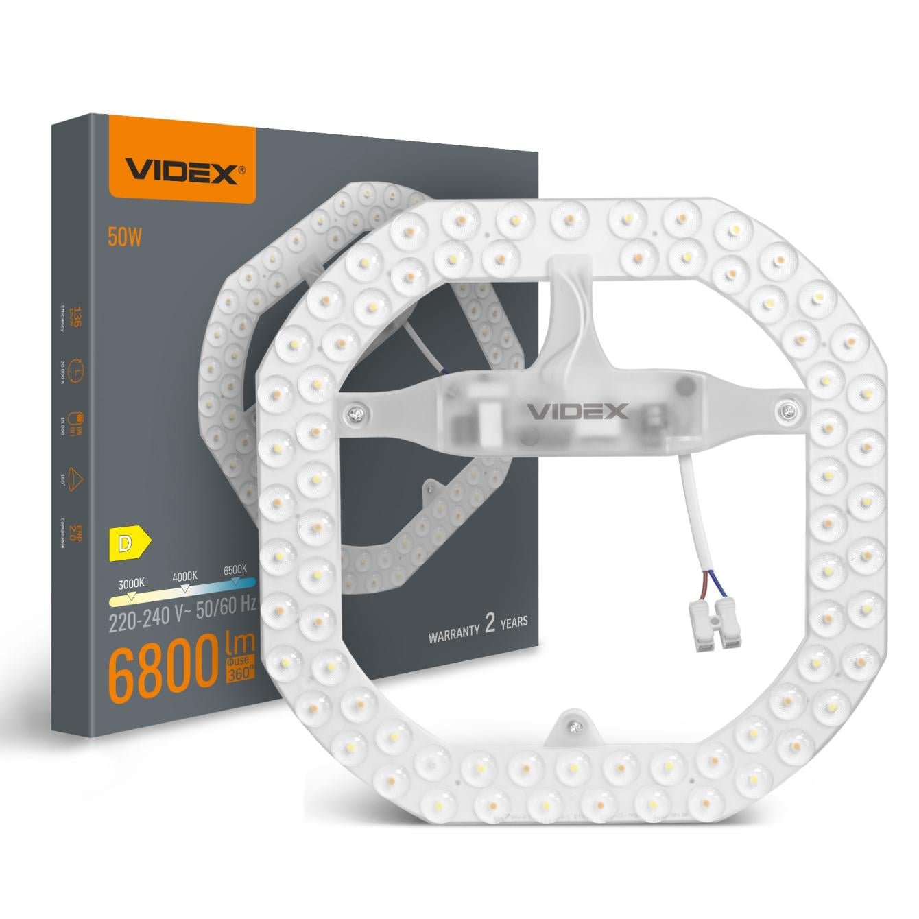 Модуль для світильників LED Videx VL-MLC-50C 50W 3000/4000/6500K (28754)