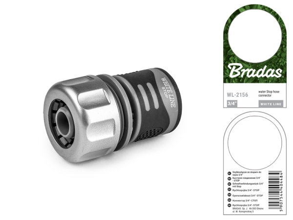 Коннектор 3/4" Stop WL-2156 White Line (2785) - фото 2 Коннектор 3/4" Stop WL-2156 White Line (2785) - фото 2