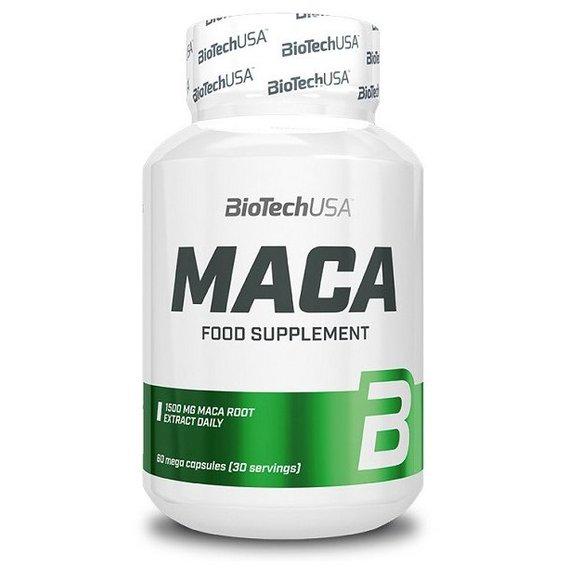 Тестостероновий бустер BioTechUSA Maca 750 мг 60 капс.