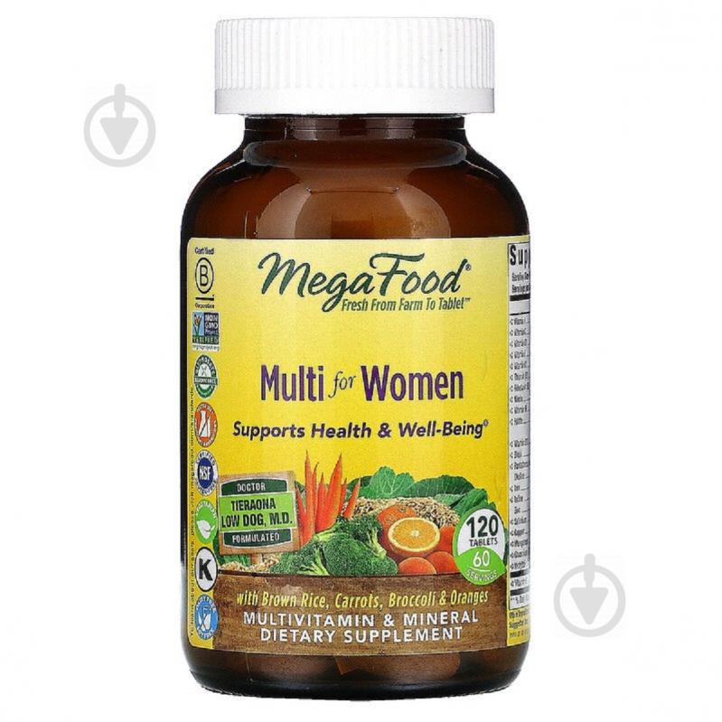 Мультивитамины для Женщин, Multi for Women, MegaFood, 120 таблеток