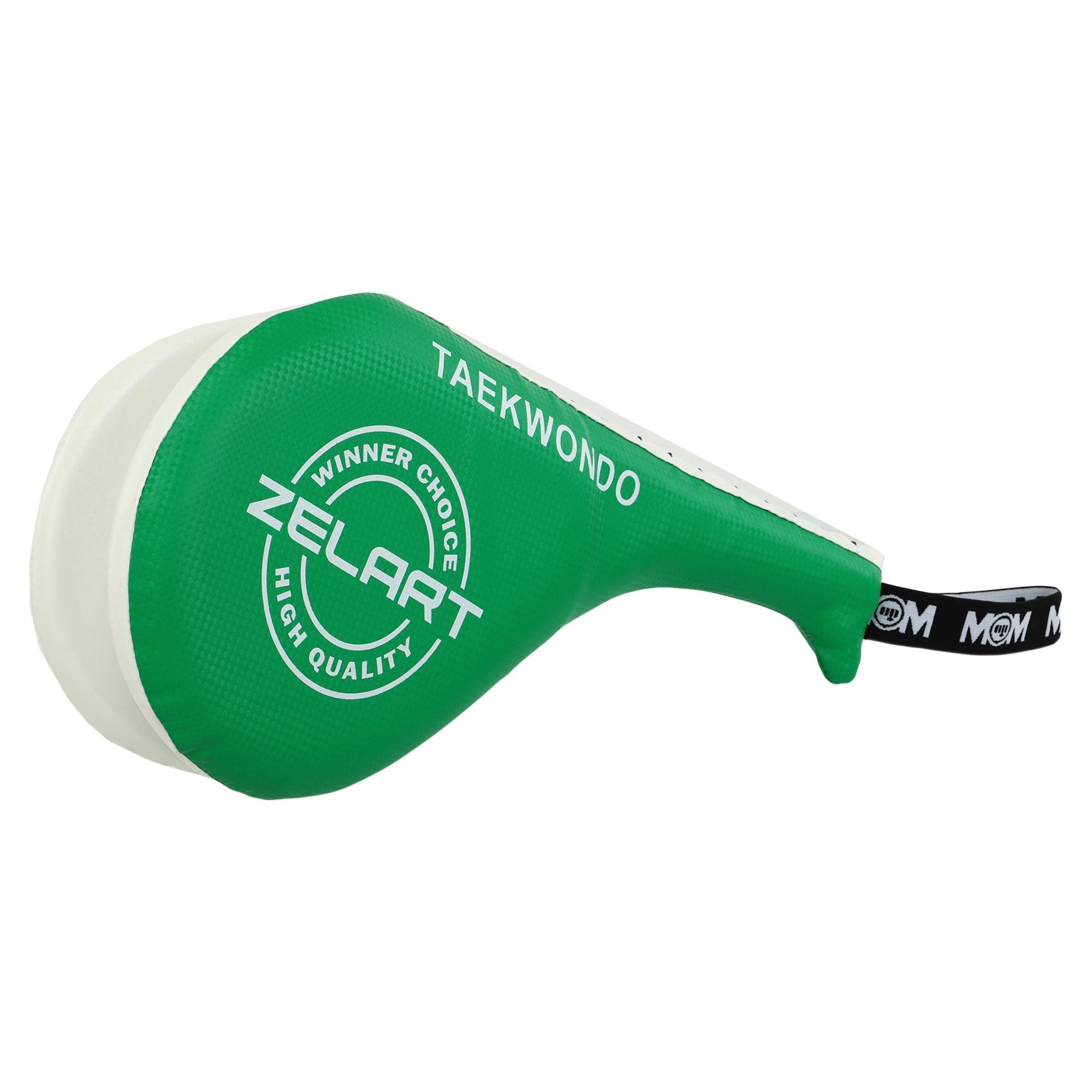 Ракетка для тхэквондо двойная Zelart F-06 Зеленый (32311914)