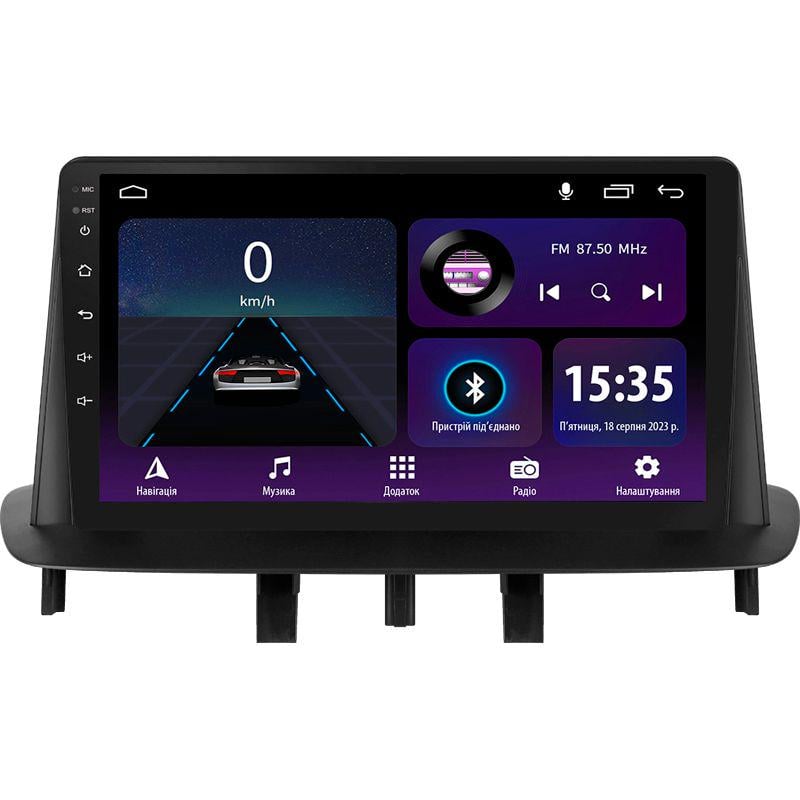 Магнітола штатна Sigma E9232 2/32 GB для Renault Megane 3 2008-2014 р. одна коса L1 9" (AR-82981)