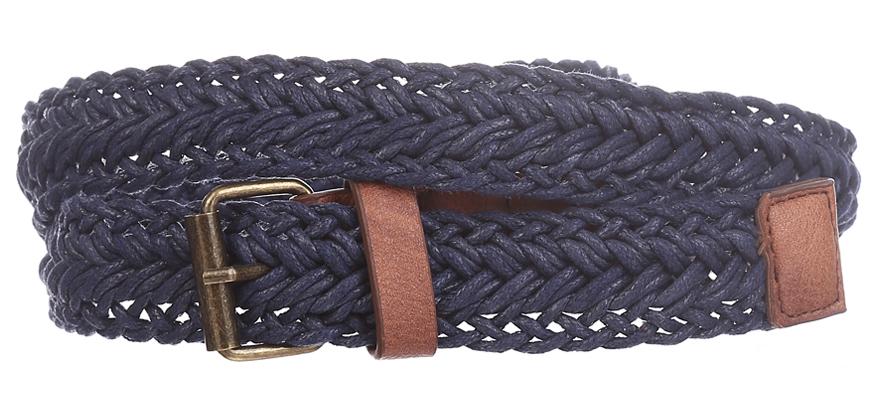 Ремень женский H&M текстильный Синий (0643357333)