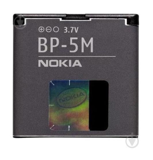 Батарея Nokia/Microsoft Nokia BP-5M Nokia 5610/ 5700/ 6500 Slide/ 7390/ 8600 Luna 900 мА*ч Батарея Nokia/Microsoft Nokia BP-5M Nokia 5610/ 5700/ 6500 Slide/ 7390/ 8600 Luna 900 мА*ч