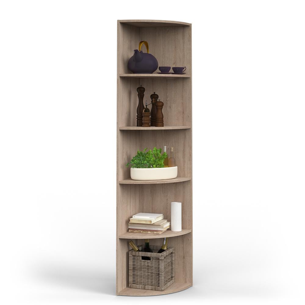 Полка угловая 40x180 5 ячеек Vicco Ecki Сонома - фото 4 Полка угловая 40x180 5 ячеек Vicco Ecki Сонома - фото 4