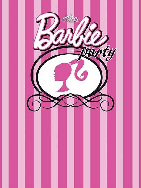 Детский фото фон с Барби 45168/2 150х200 см