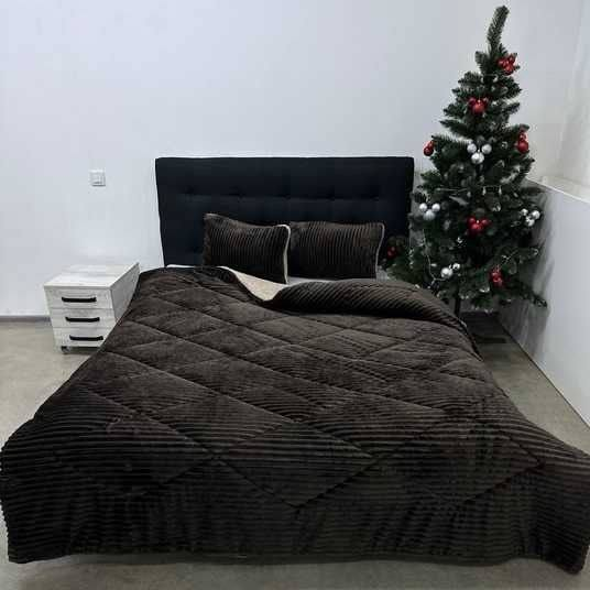 Одеяло микрофира евро 200х200 см Черный - фото 1 Одеяло микрофира евро 200х200 см Черный - фото 1