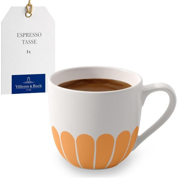 Чашка для эспрессо Villeroy & Boch Fleur 70 мл Оранжевый (2657621) Чашка для эспрессо Villeroy & Boch Fleur 70 мл Оранжевый (2657621)